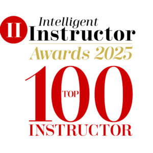 Intelligent instructor title followed by Awards 2025 Top 100 Instructors